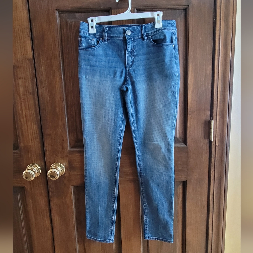 Chico's Blue Skinny Jeans Sz 00 W 31 R 9 L 29l